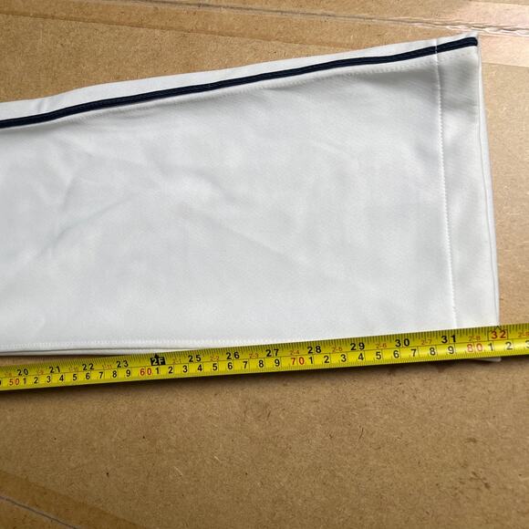 NWT Mizuno Adult BB White Pants S Baseball and Softball Opened Hemmed Bottom - Picture 6 of 7